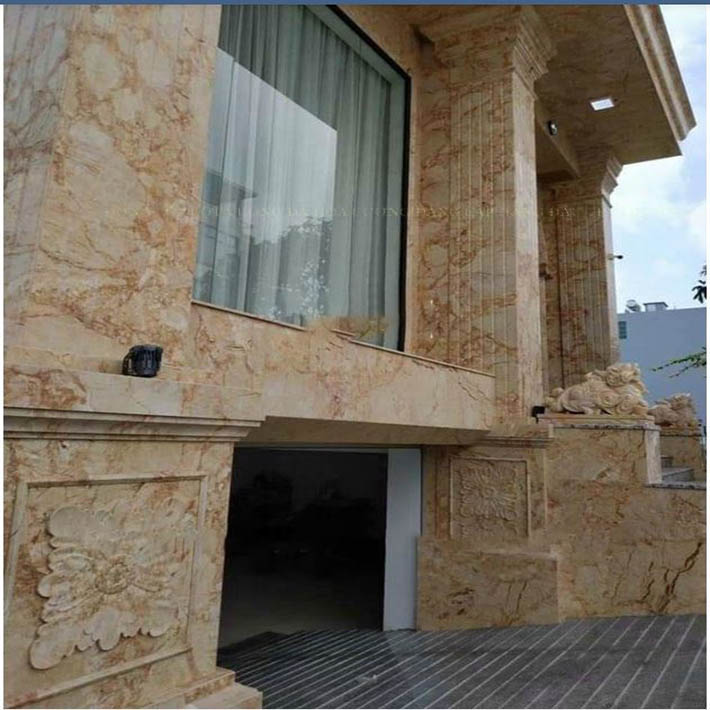 Cột đá hoa cương thiên nhiên bán sỉ bảo đảm giá rẻ