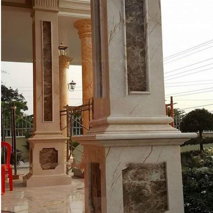 Cột đá hoa cương thiên nhiên thi công bình dân có những loại nào tốt