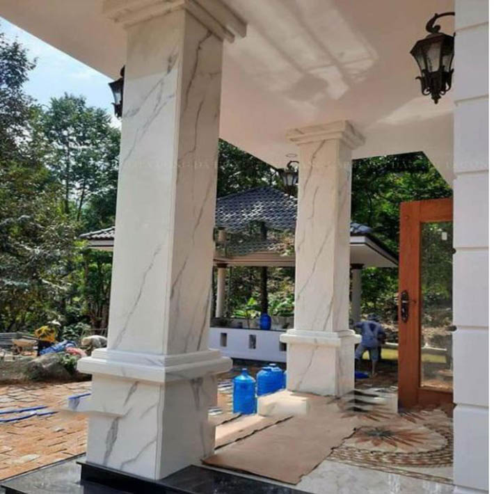 Cột đá hoa cương tự nhiên mua ở đâu tốt nhất và giá rẻ