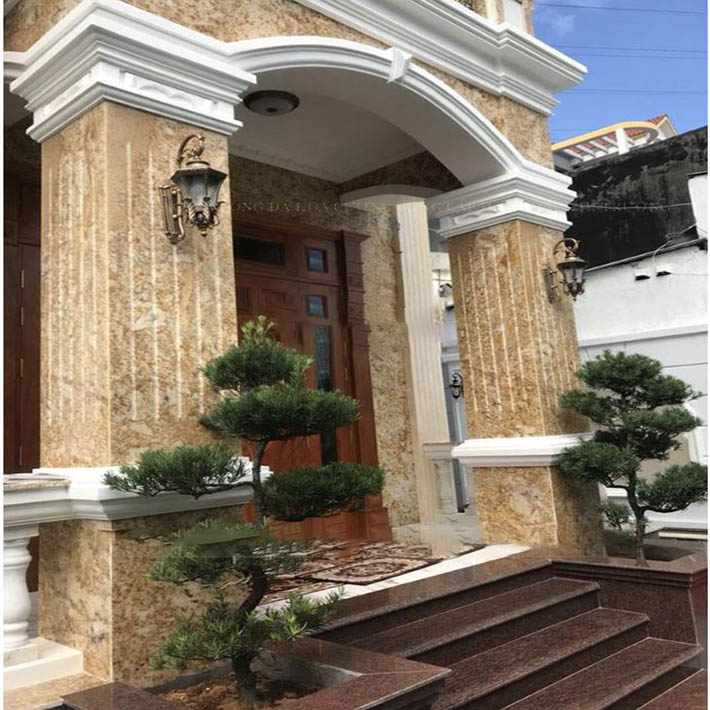 Cột đá hoa cương tự nhiên giá rẻ là bao nhiêu tiền 1 mét