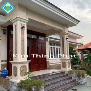 Cột đá hoa cương tự nhiên thông dụng chất liệu siêu bền
